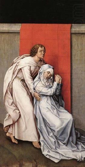 WEYDEN, Rogier van der Crucifixion Diptych china oil painting image